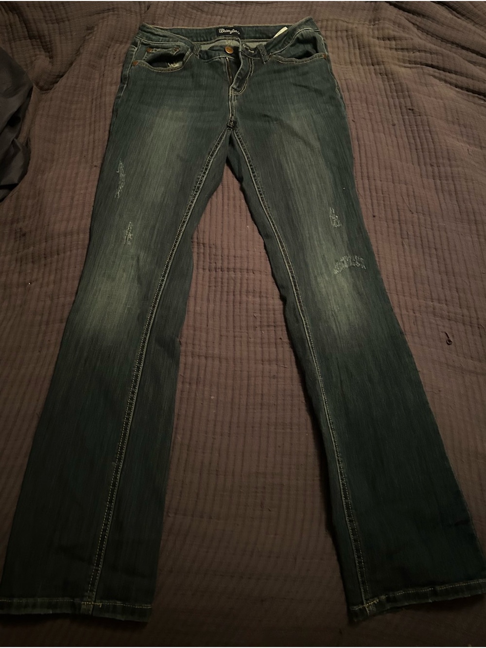 Wrangler Women’s Forest Green Bootcut Jeans
